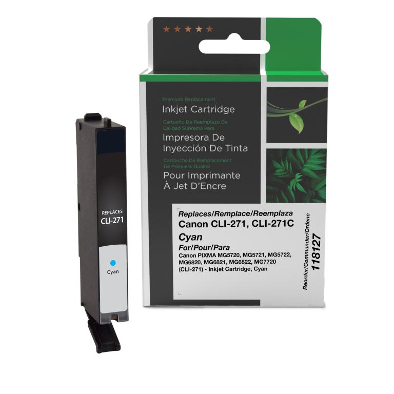 Cyan Ink Cartridge for Canon CLI-271