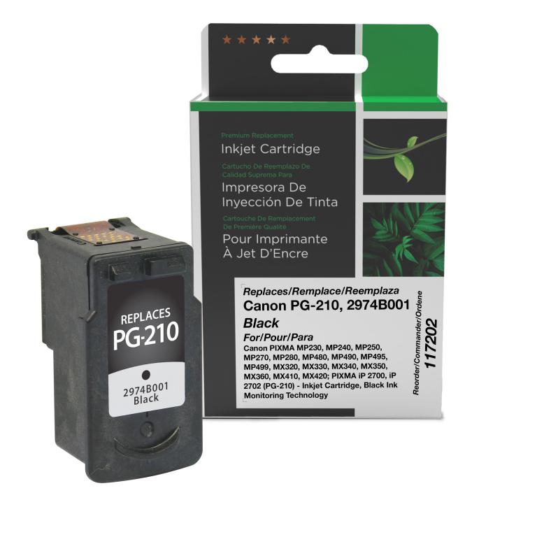 Black Ink Cartridge for Canon PG-210