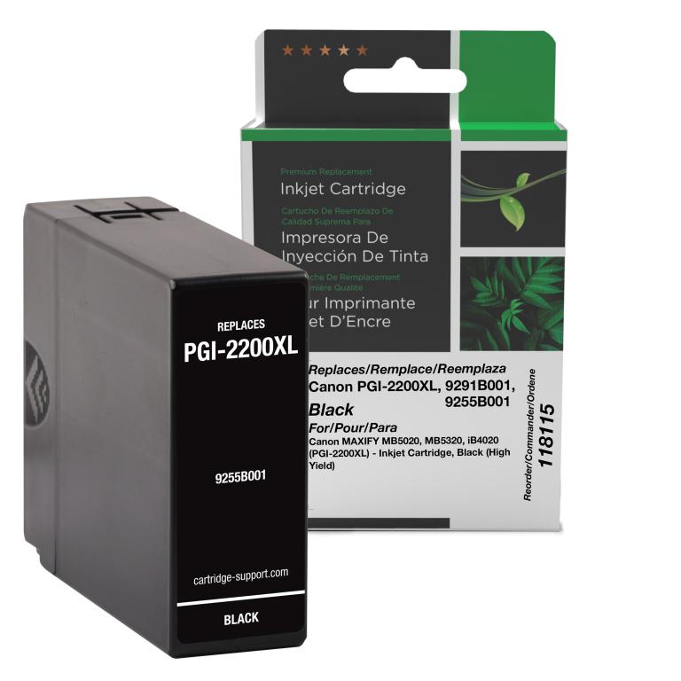 High Yield Black Ink Cartridge for Canon PGI-2200XL
