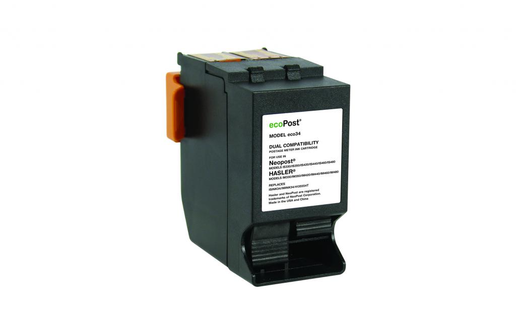 Postage Meter Red Ink Cartridge for Quadient (NeoPost), Hasler ISINK34/ISINK34/4135554T/ININK67