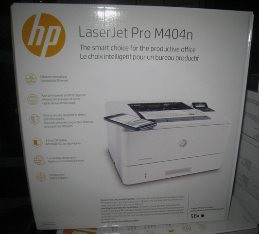 HP LaserJet Pro M404n W1A52A#BGJ Brand New