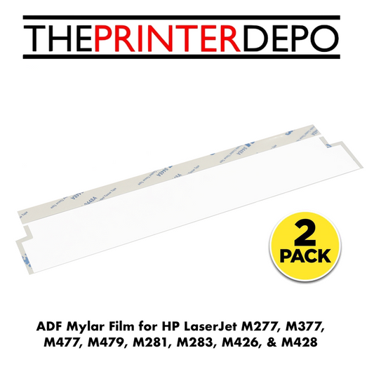 HP Color LaserJet ADF Mylar Replacement Film for M277, M377, M477, M426, M428, M430, M479, M281, M283, & 4301 Series B3Q10-00060