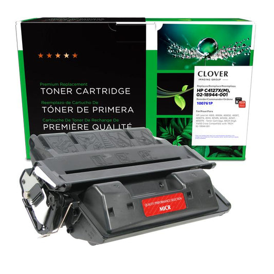 HP 4000, 4000N, 4000SE, 4000T, 4000TN, 4050, 4050N, 4050SE, 4050T, 4050TN (Refurbished) High Yield MICR Toner Cartridge,C4127X