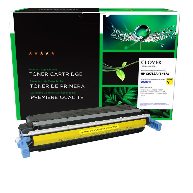 Yellow Toner Cartridge for HP C9732A (HP 645A)