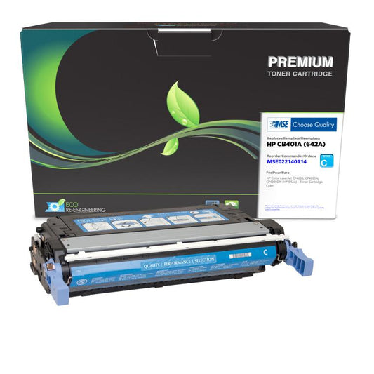 Cyan Toner Cartridge for HP CB401A (HP 642A)