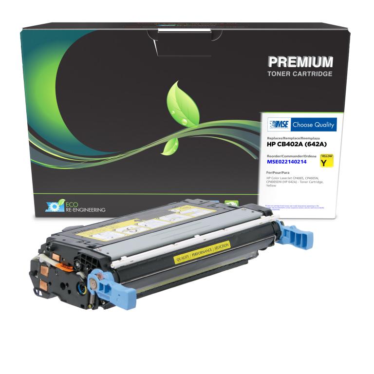 Yellow Toner Cartridge for HP CP4005 (HP 642A)