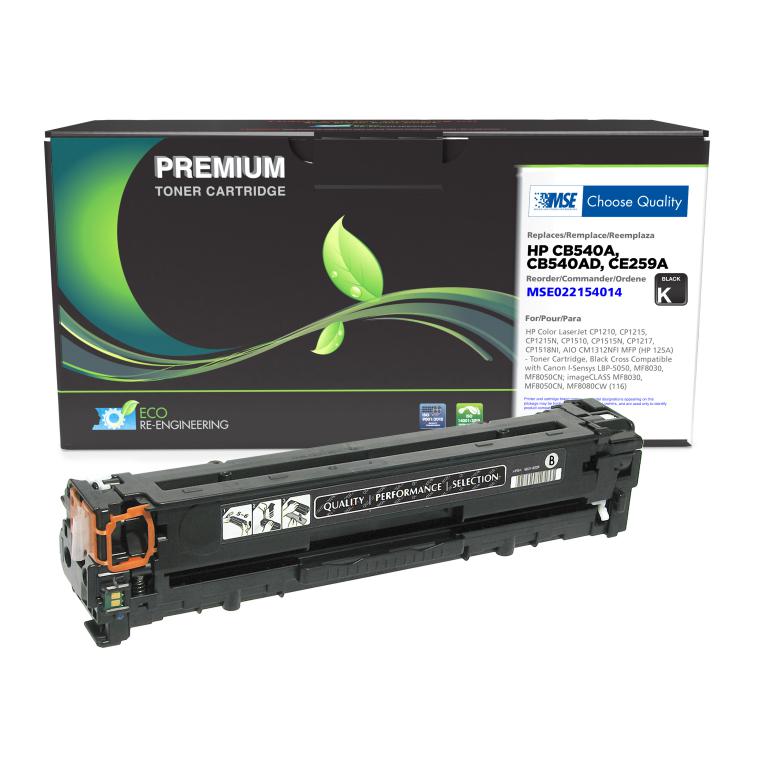 Black Toner Cartridge for HP CB540A (HP 125A)