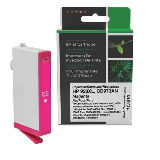 High Yield Magenta Ink Cartridge for HP CD973AN (HP 920XL)