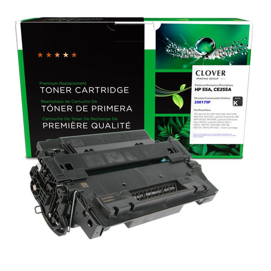 P3015, M521, M525  Toner Cartridge for HP, CE255A (HP 55A)
