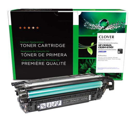 High Yield Black Toner Cartridge for HP CE264X (HP 646X)