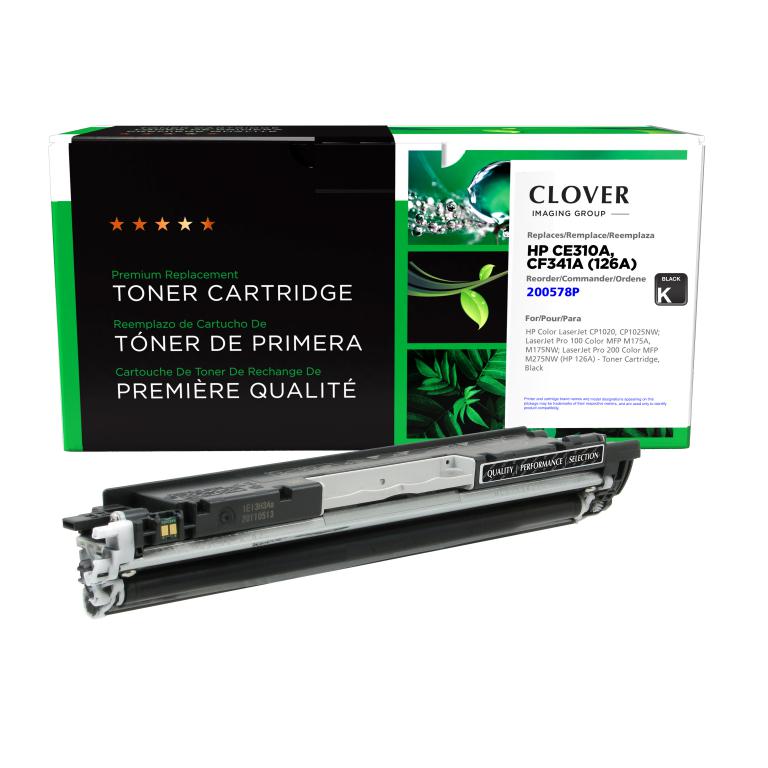 Black Toner Cartridge for HP CE310A (HP 126A)