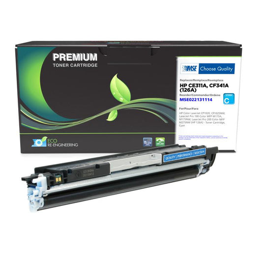 Cyan Toner Cartridge for HP CE311A (HP 126A)
