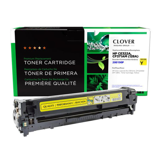 HP Color LaserJet Pro CM1415, CP1525NW,Yellow Toner Cartridge,CE322A