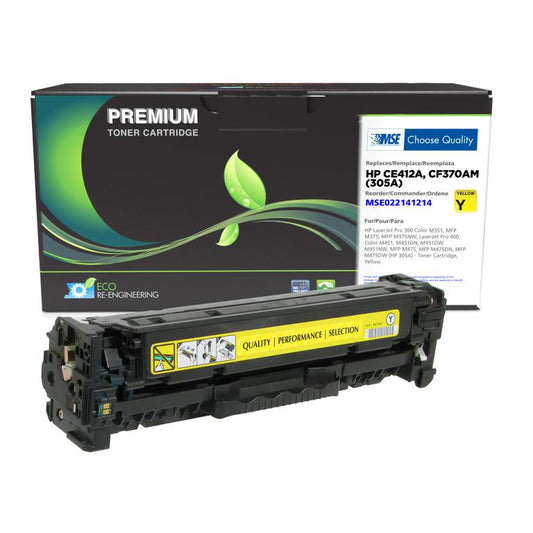 Yellow Toner Cartridge for HP CE412A (HP 305A)