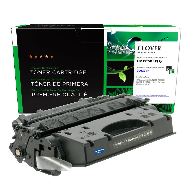 HP LaserJet P2050, P2055, P2055D, P2055DN, P2055X, Extended Yield Toner Cartridge, CE505X