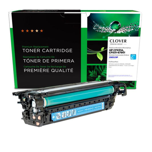 Cyan Toner Cartridge for HP CF031A (HP 646A)