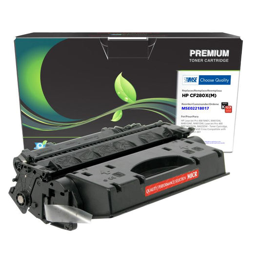 High Yield MICR Toner Cartridge for HP CF280X, TROY 02-81551-001
