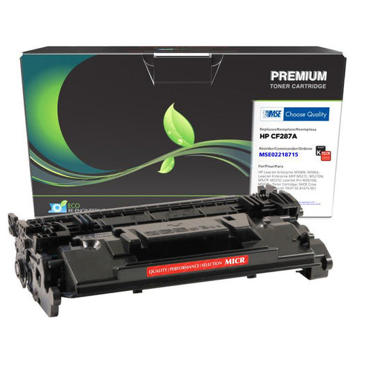 MICR Toner Cartridge for HP CF287A