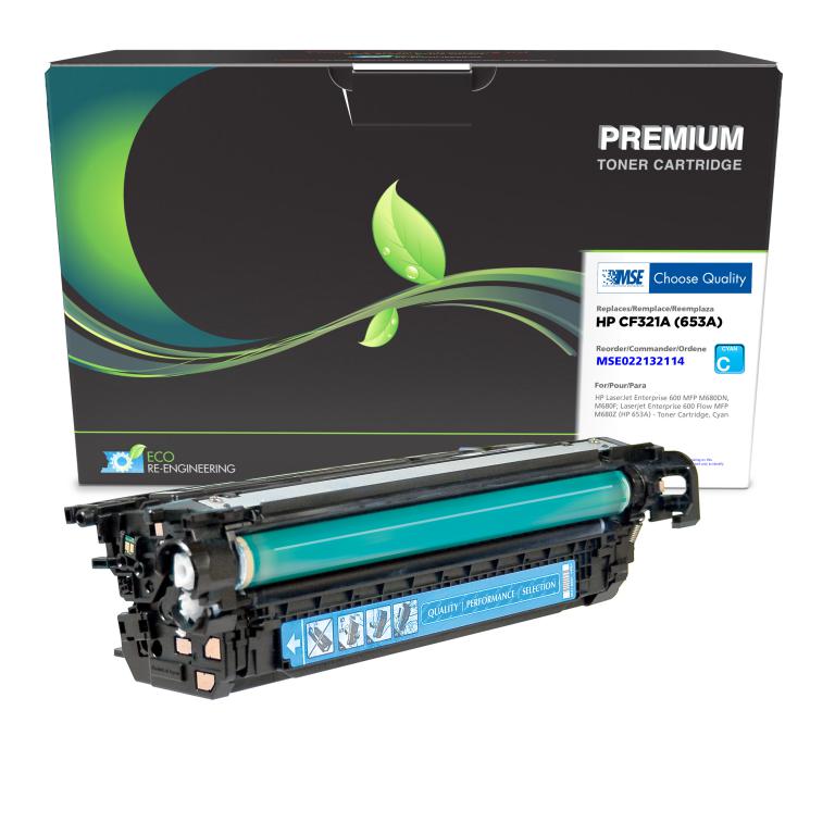 Cyan Toner Cartridge for HP CF321A (HP 653A)