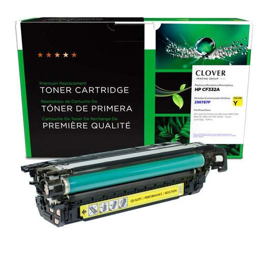 Yellow Toner Cartridge for HP CF332A (HP 654A)