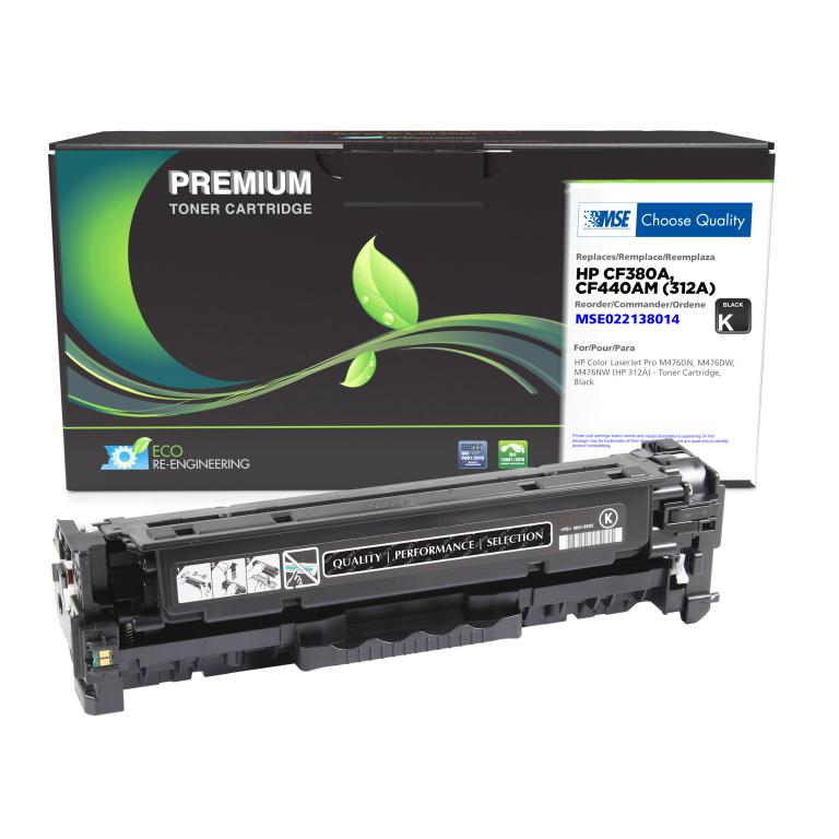 Black Toner Cartridge for HP CF380A (HP 312A)