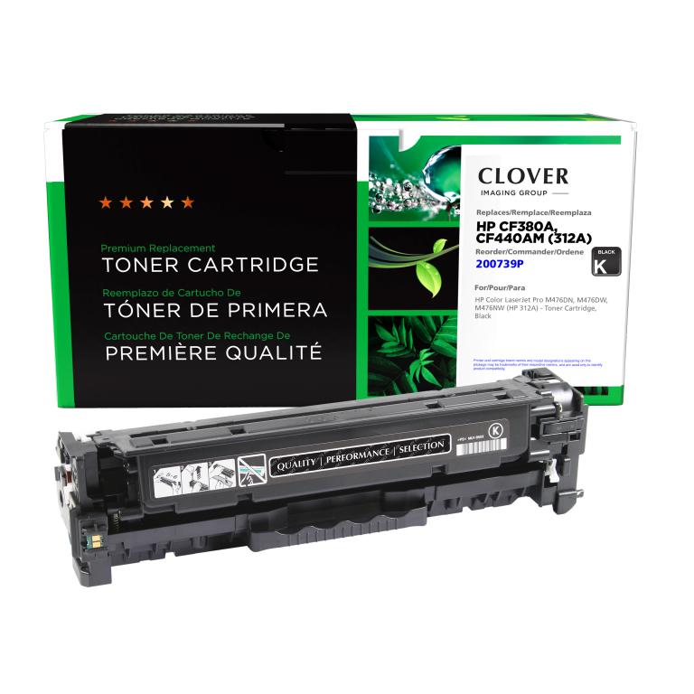 Black Toner Cartridge for HP CF380A (HP 312A)