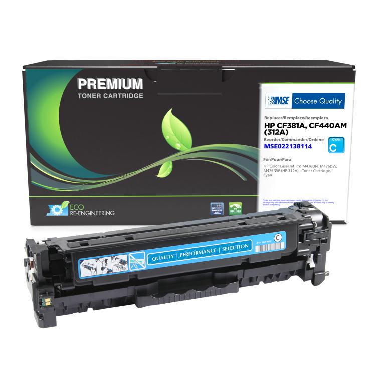 Cyan Toner Cartridge for HP CF381A (HP 312A)