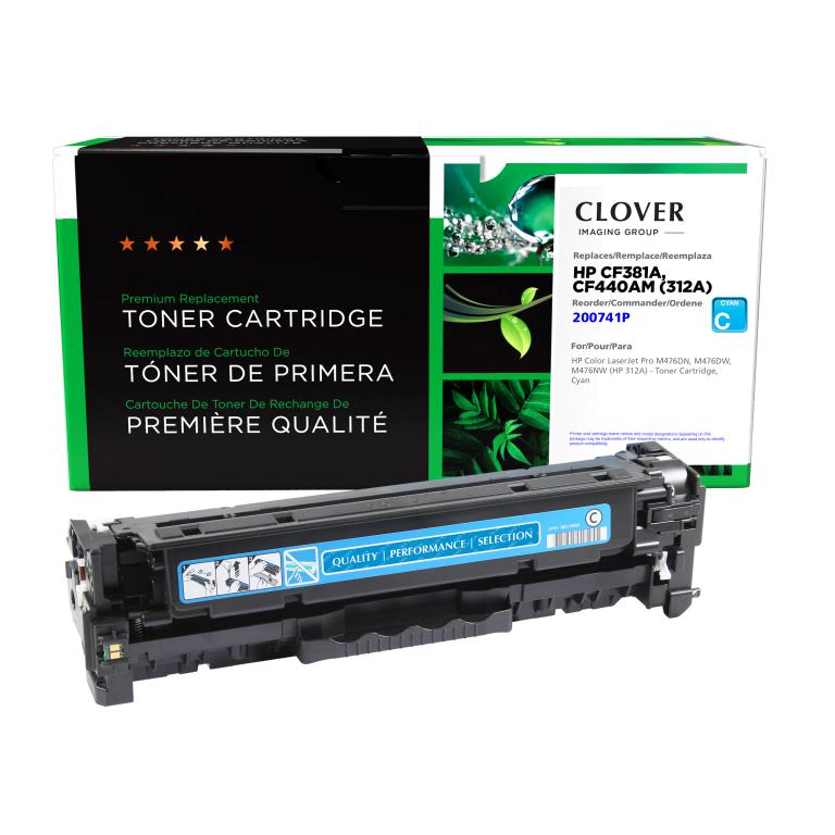 Cyan Toner Cartridge for HP CF381A (HP 312A)