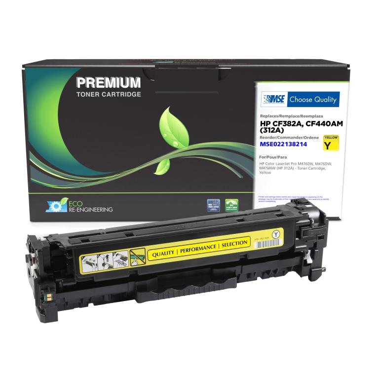 Yellow Toner Cartridge for HP CF382A (HP 312A)