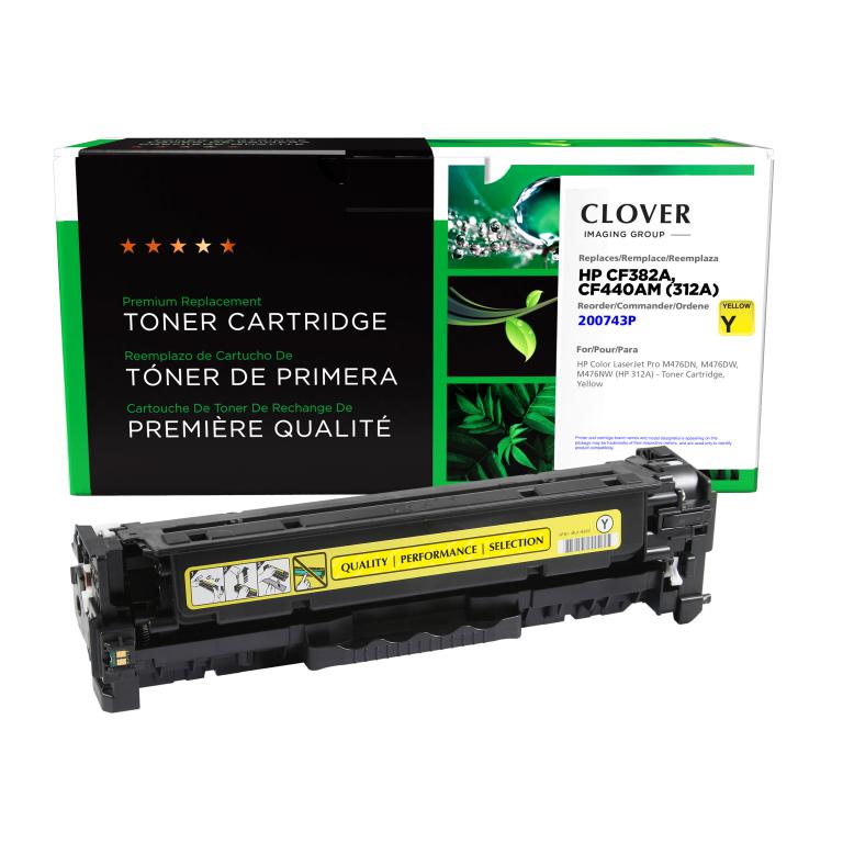 Yellow Toner Cartridge for HP CF382A (HP 312A)