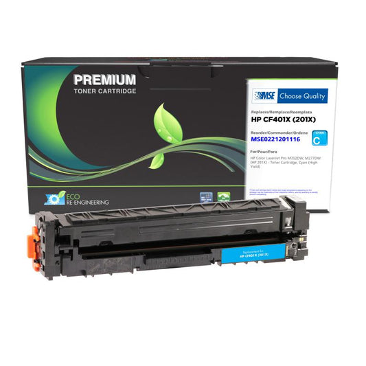 High Yield Cyan Toner Cartridge for HP CF401X (HP 201X)