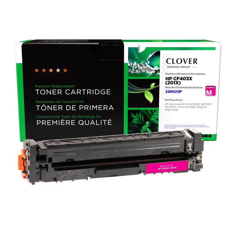 High Yield Magenta Toner Cartridge for HP CF403X (HP 201X)