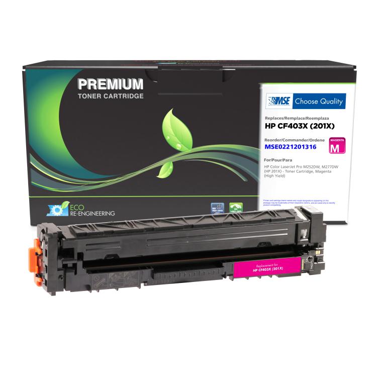 High Yield Magenta Toner Cartridge for HP CF403X (HP 201X)