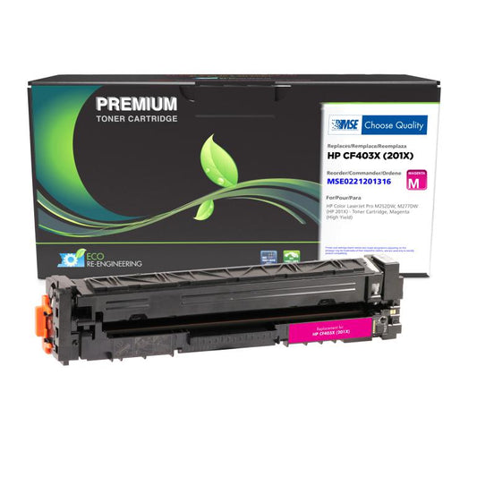 High Yield Magenta Toner Cartridge for HP CF403X (HP 201X)