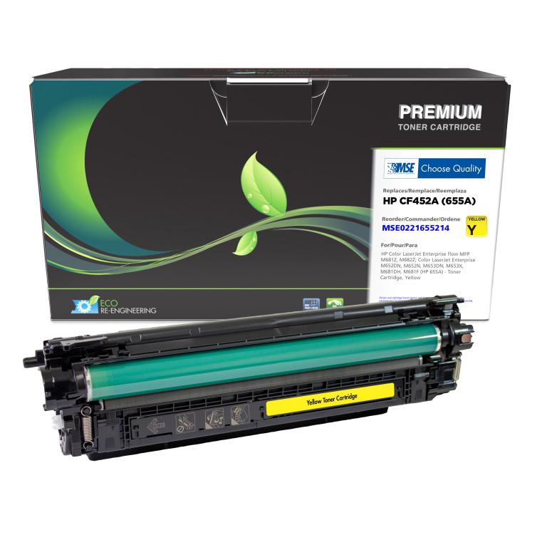 Yellow Toner Cartridge for HP CF452A (HP 655A)