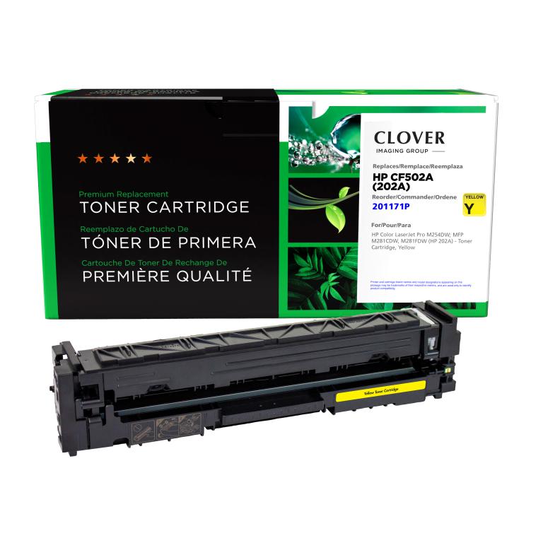 Yellow Toner Cartridge for HP CF502A (HP 202A)