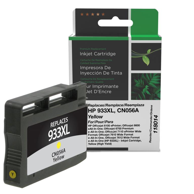 High Yield Yellow Ink Cartridge for HP CN056AN (HP 933XL)