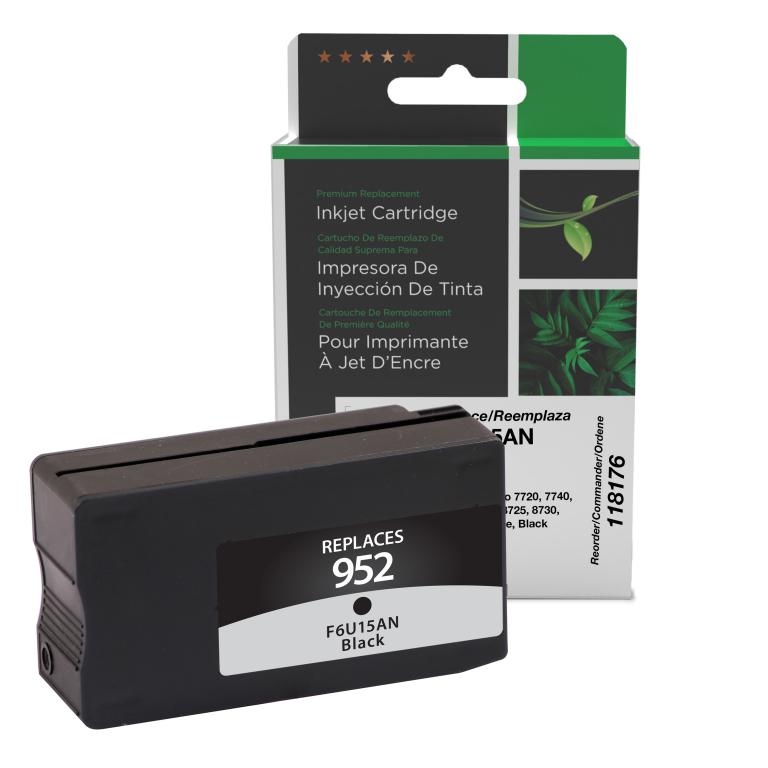 Black Ink Cartridge for HP F6U15AN (HP 952)