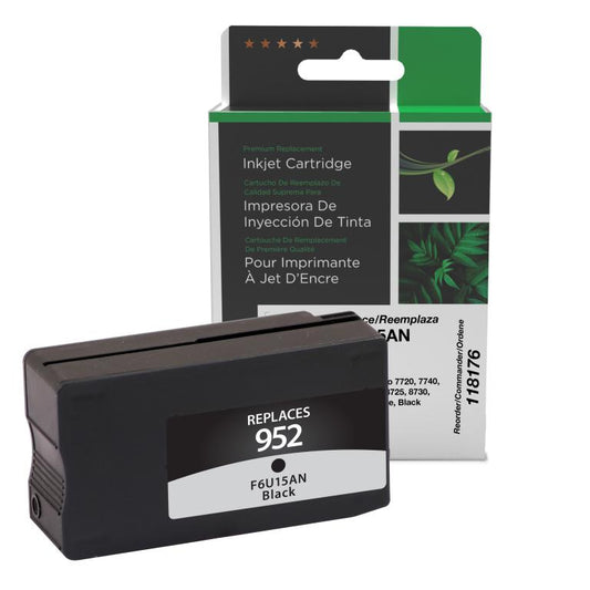 Black Ink Cartridge for HP F6U15AN (HP 952)