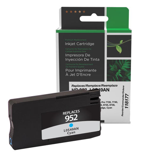 Cyan Ink Cartridge for HP L0S49AN (HP 952)