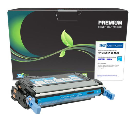 Cyan Toner Cartridge for HP Q5951A (HP 643A)