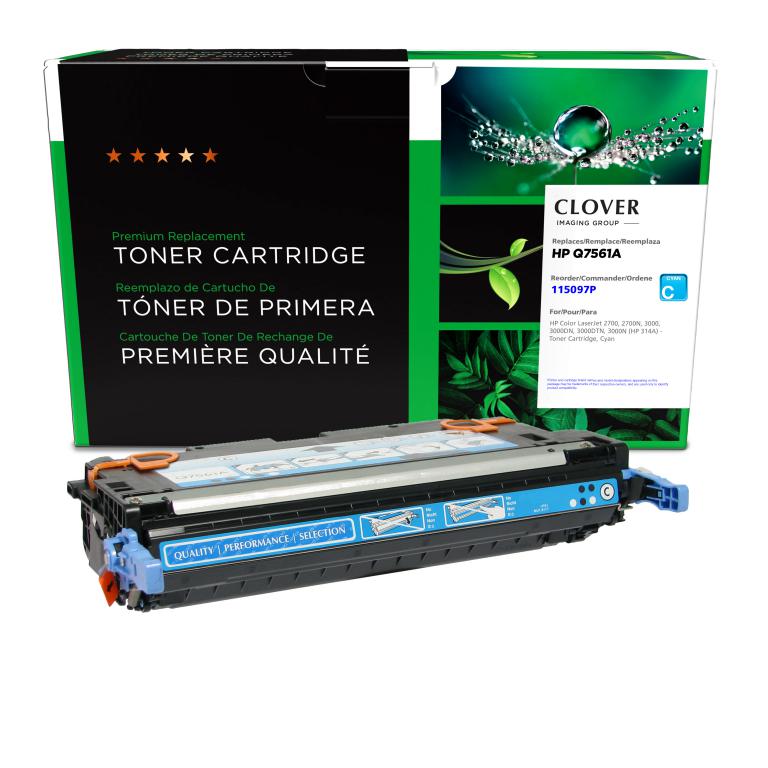 Cyan Toner Cartridge for HP Q7561A (HP 314A)
