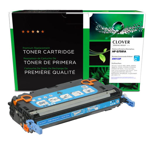 Cyan Toner Cartridge for HP Q7581A (HP 503A)