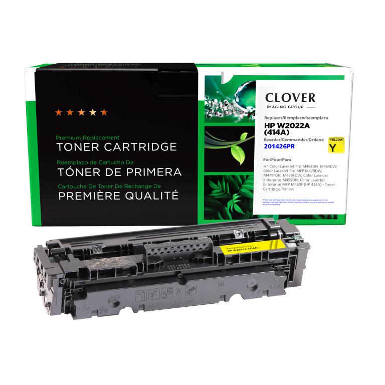 Yellow Toner Cartridge for HP W2022A (HP 414A)