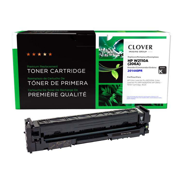 Black Toner Cartridge for HP W2110A (HP 206A)