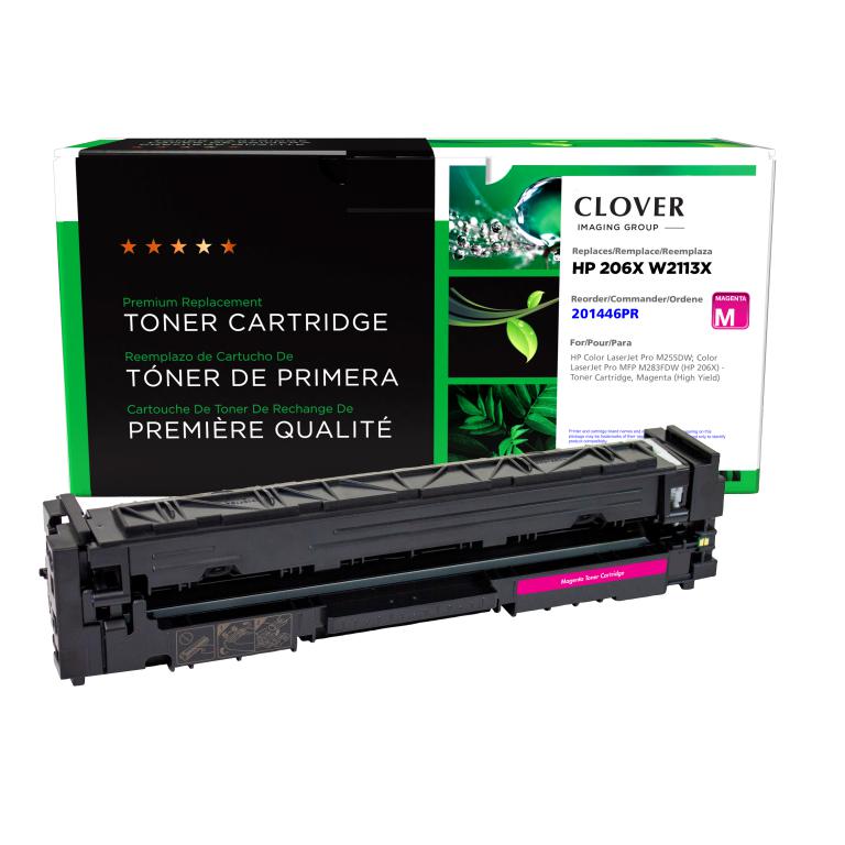 High Yield Magenta Toner Cartridge for HP W2113X (HP 206X)