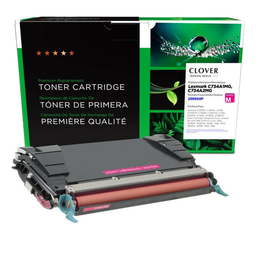 Magenta Toner Cartridge for Lexmark C734/C736/X734