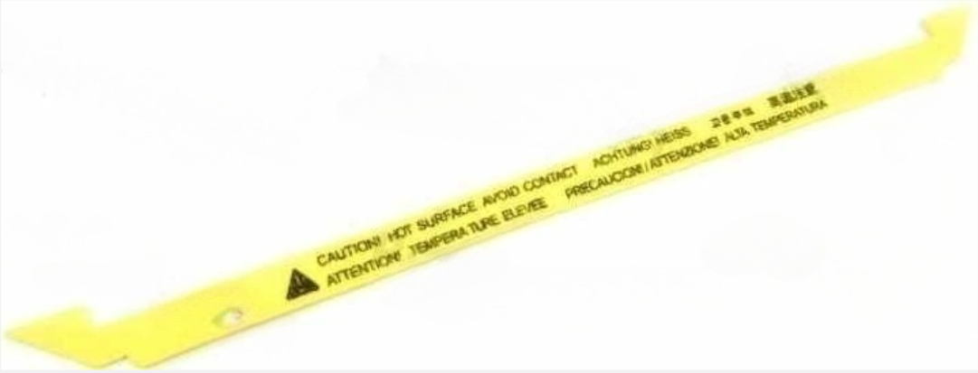 HP 4500 Fuser Caution Label (Inside), RS5-8909-CLN