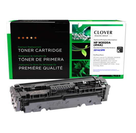 HP 414A M455DN M480F M454DN M454DW M479DW M479FDN M479FDW Black Toner Cartridge, W2020A