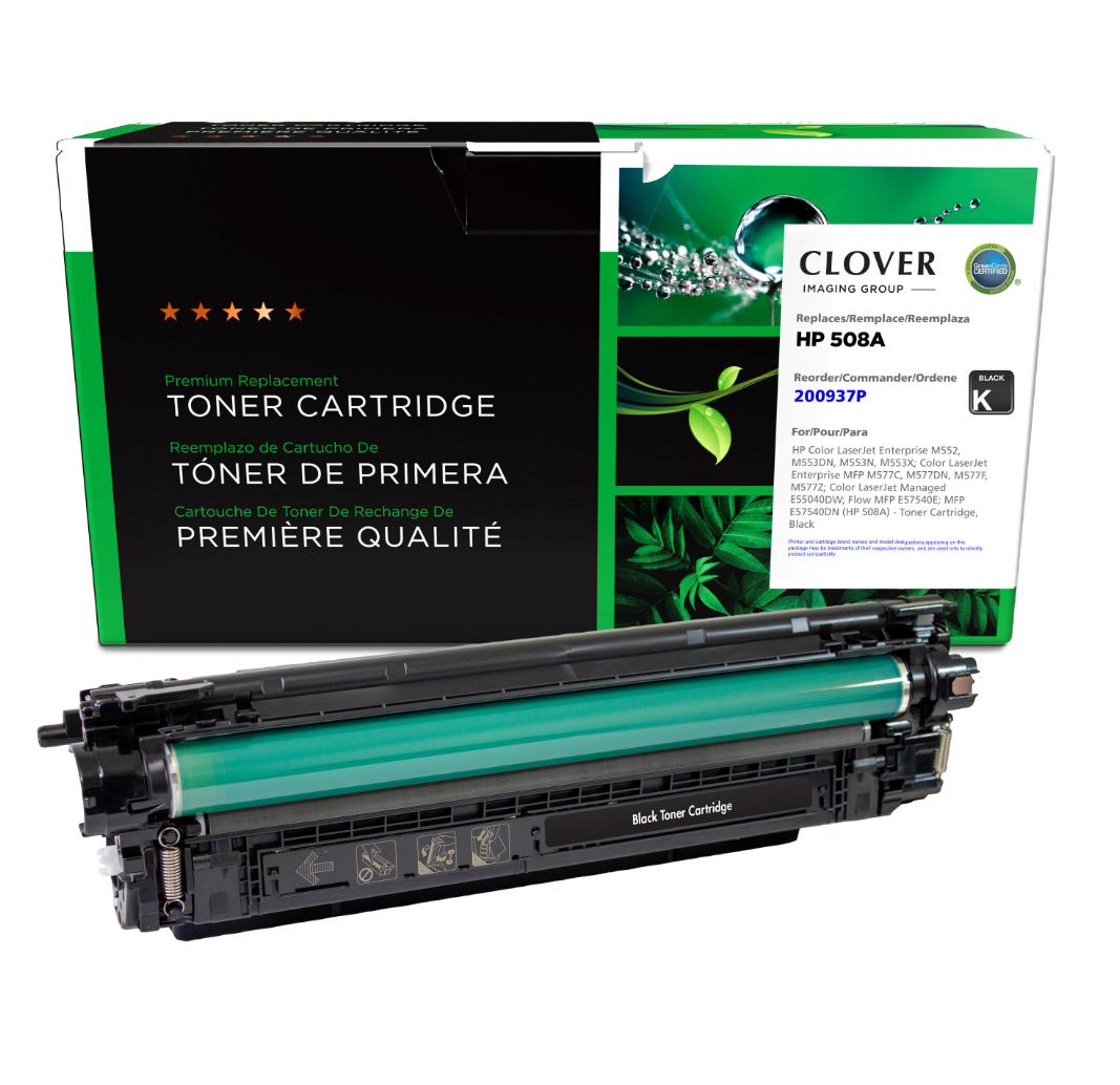 HP M577C, M553DN, M577DN, M553X (Remanufactured) Black Toner, 200937P